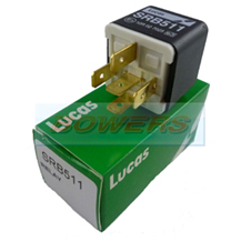 Genuine Lucas SRB511 24v 28RA 10/20A 5 Pin Mini Change Over Relay